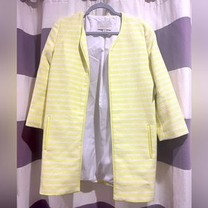 Yellow & White Stripe M Jacket